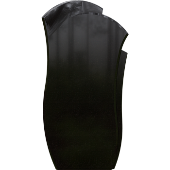 Черный гранит стела № 080 - 1000*500*50