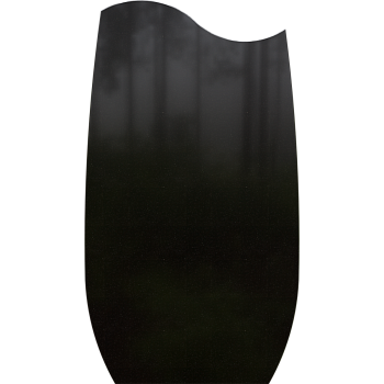 Черный гранит стела № 049 - 800*450*50
