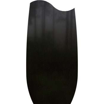 Черный гранит стела № 049 - 1000*500*50